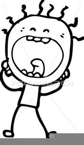 scream clipart|screaming pictures to print.